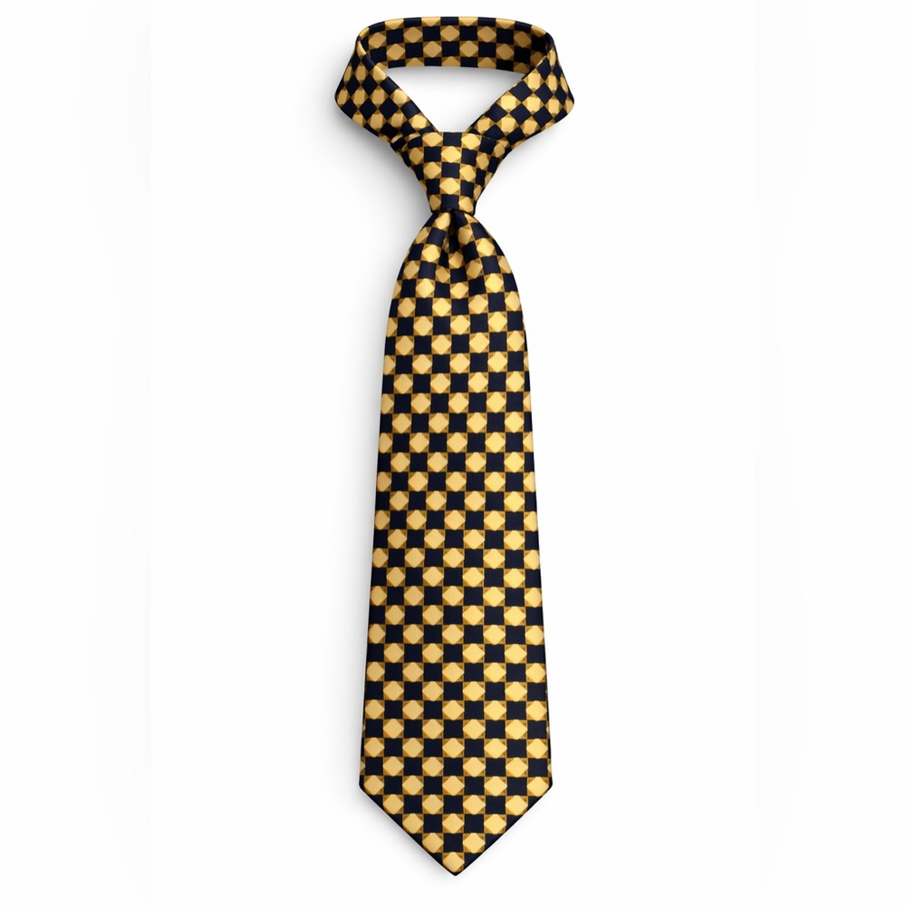 Celine Paris Blue‎ Silk Tie
